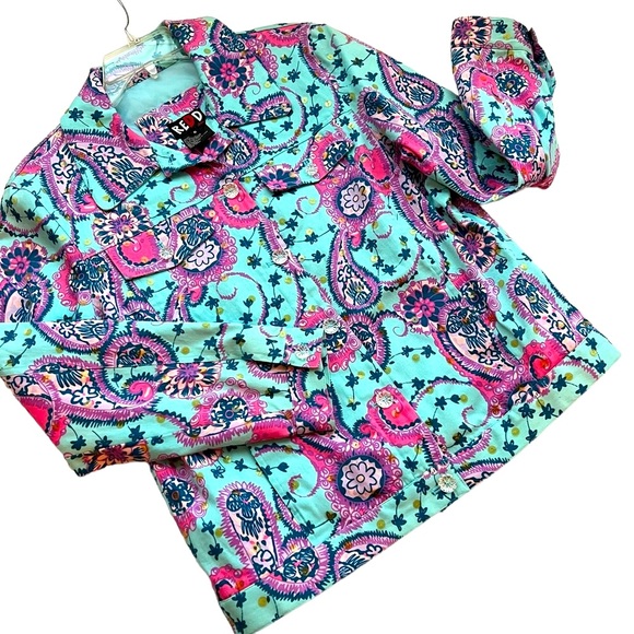 REDD Women's Floral Sequins Short Jacket Coat Size 6 - Picture 1 of 9